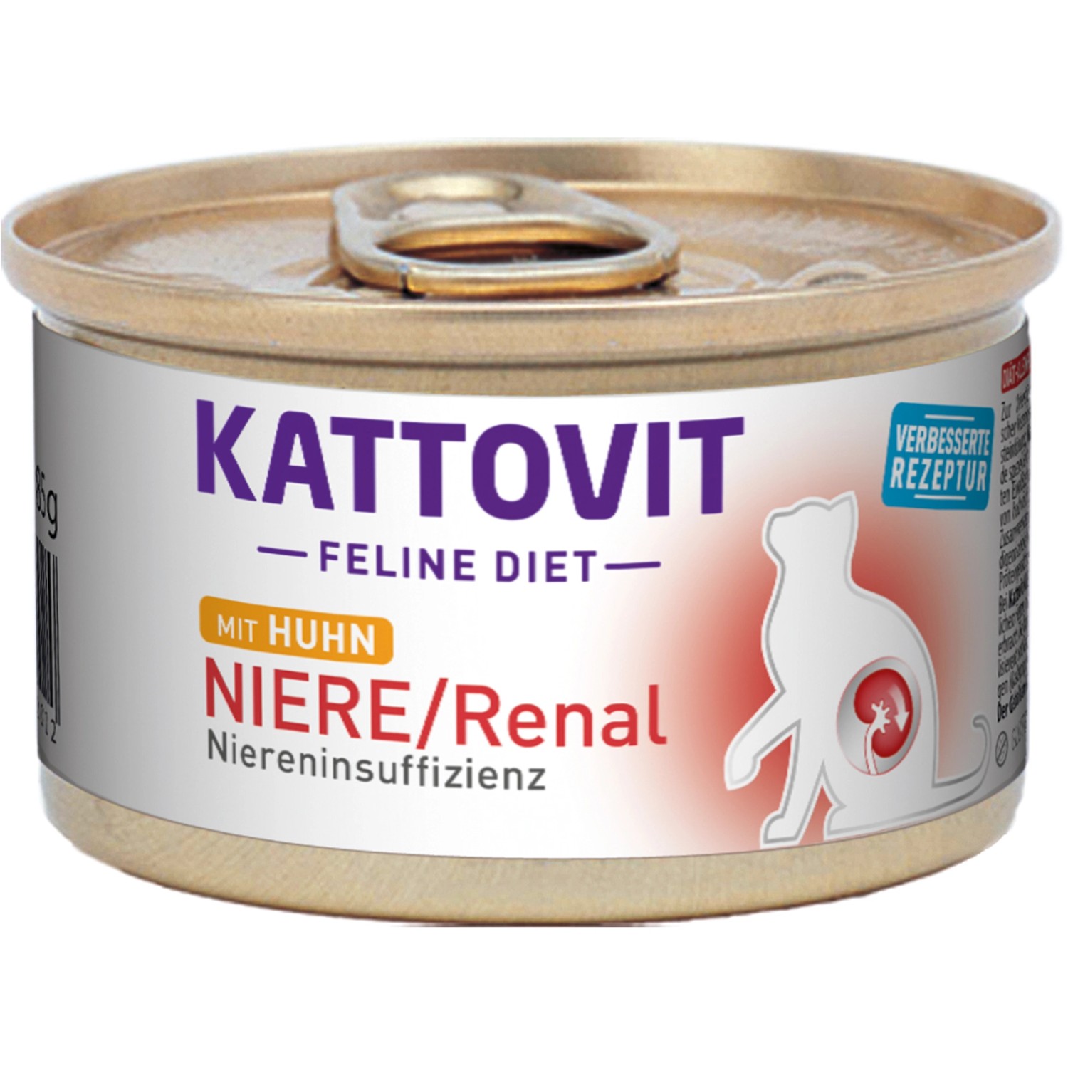 Kattovit Spezialfutter für Katzen Niere/Renal mit Huhn 85 g