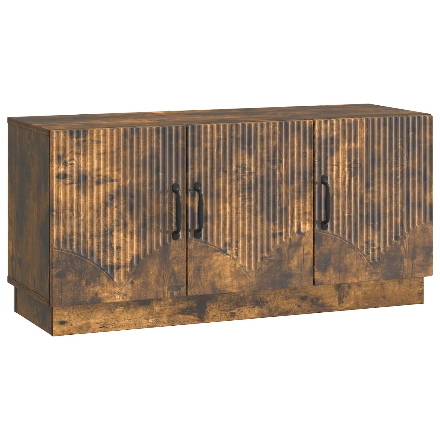 vidaXL TV-Schränk Geräucherte Eiche 99 x 34,5 x 47 cm Holzwerkstoff 895410