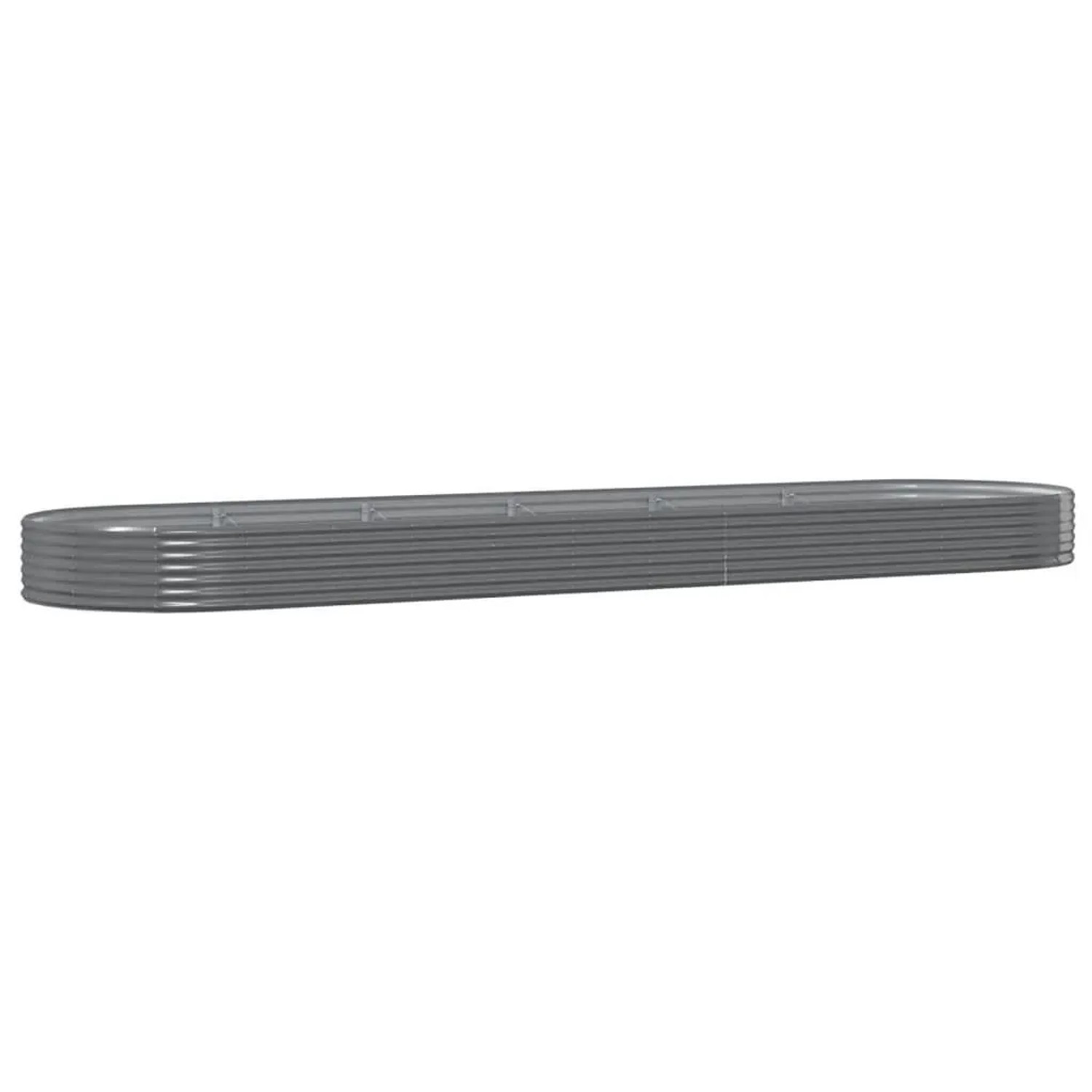 Furnicato Hochbeet Verzinkter Stahl 523x140x36 Cm Grau