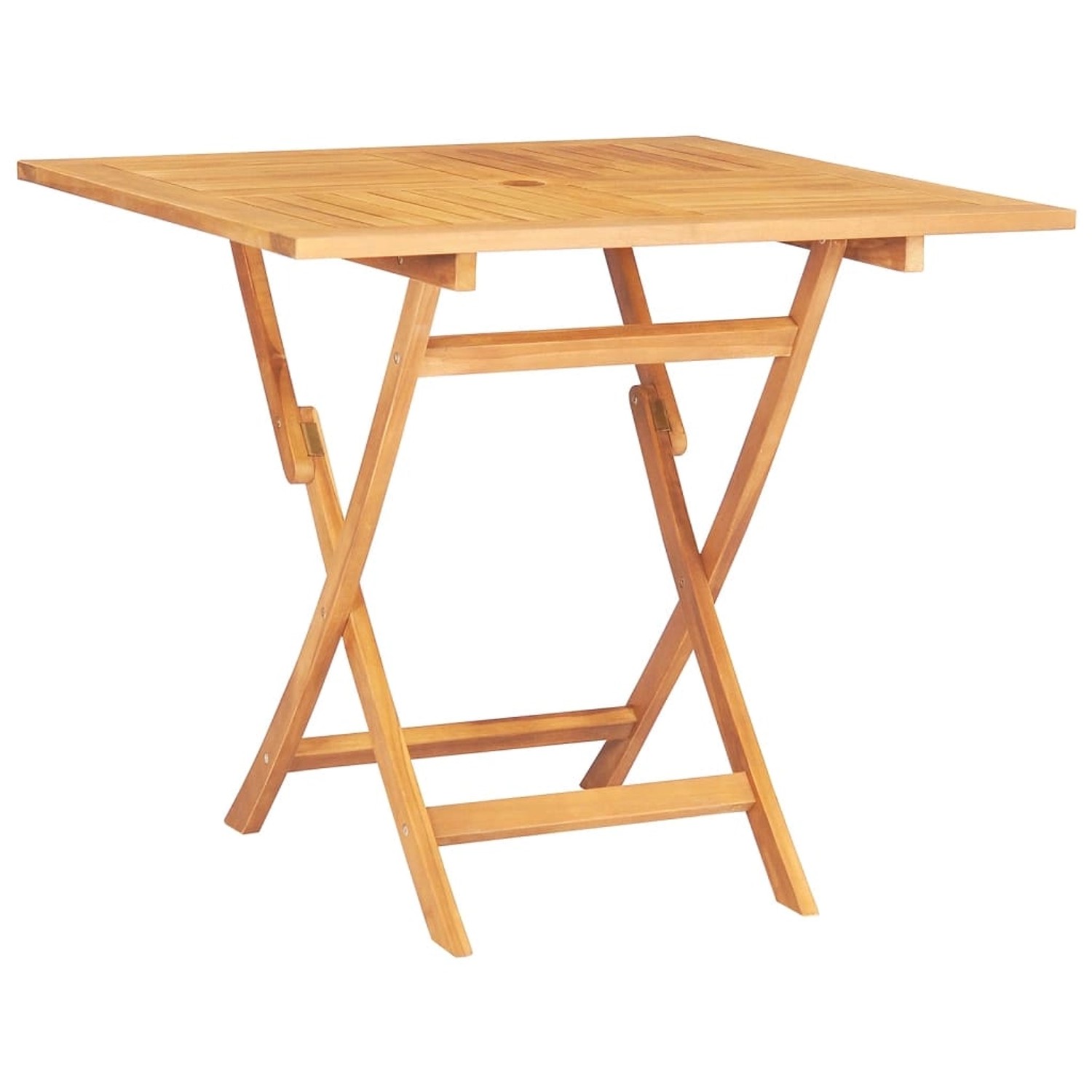 vidaXL Gartentisch Klappbar 85x85x76 cm Teak Massivholz 47419