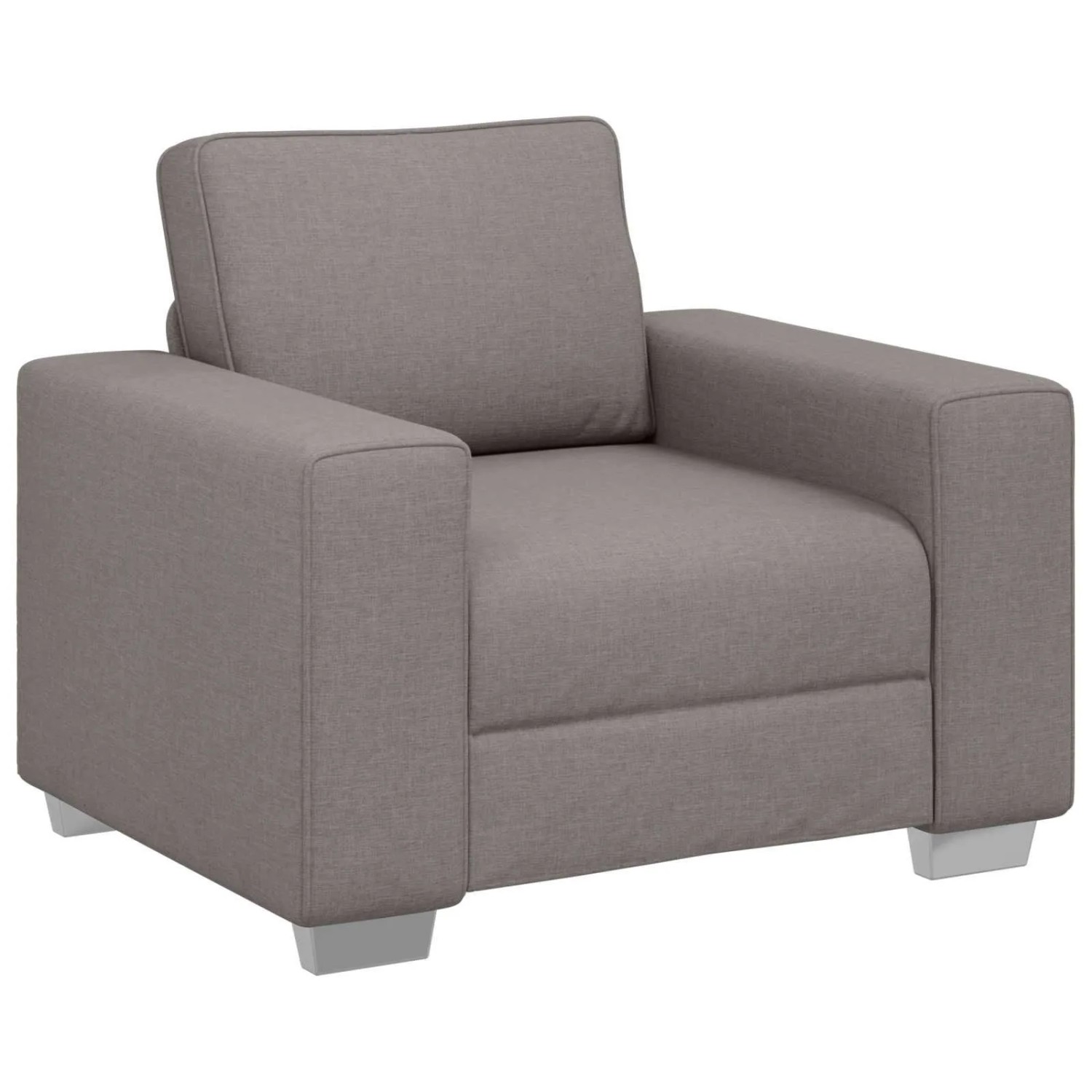 vidaXL Sofa Taupe 100 x 80 x 82 cm Stoff 4105213