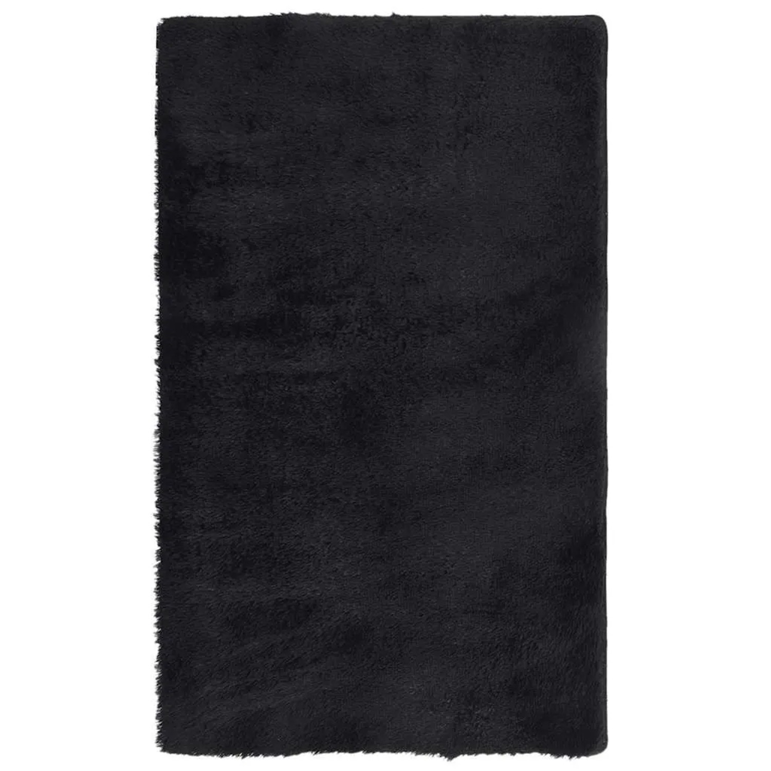 vidaXL Teppich Shaggy Hochflor NAVARRA Schwarz 60x100 cm Polyester 4102806 günstig online kaufen