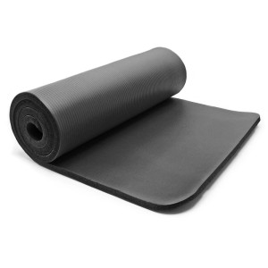 Wiltec Yogamatte Schwarz 190X100X15Cm Turnmatte Gymnastikmatte Bodenmatte Sport