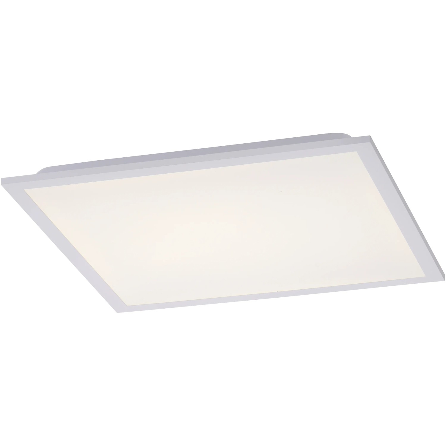 Weißes Just Light LED-Panel Fleet, 44,5x44,5 cm, mit Bewegungsmelder.