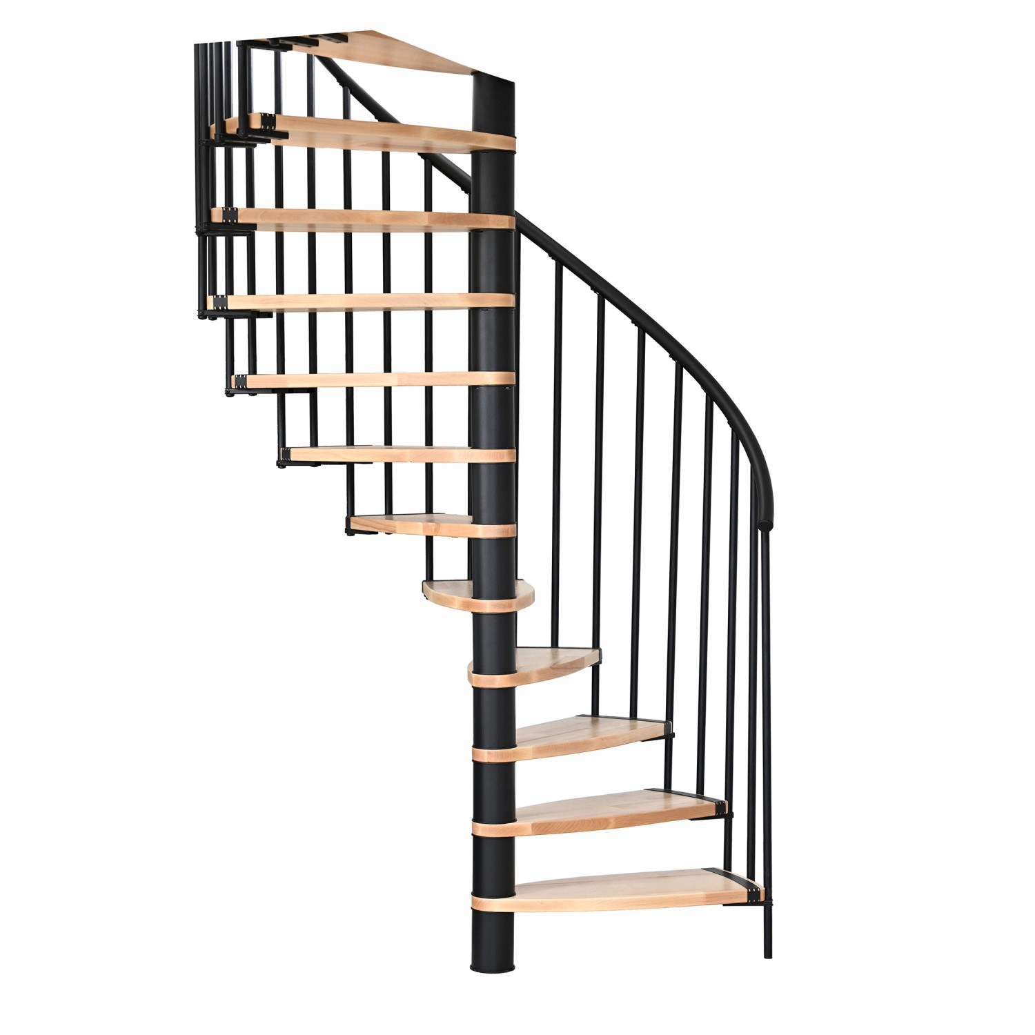 Minka Spindeltreppe Luna Buche-Schwarz günstig online kaufen