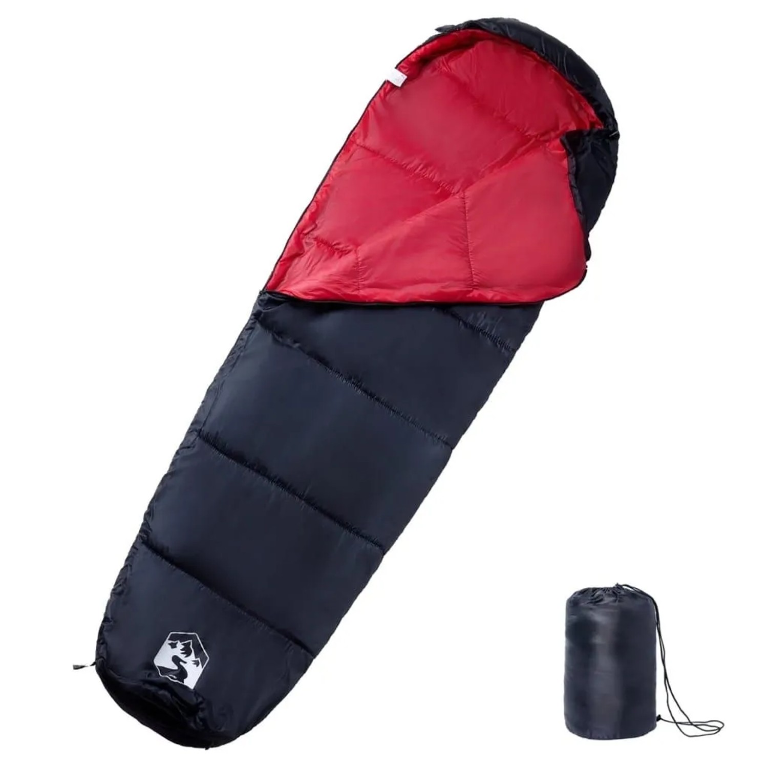 vidaXL Mumienschlafsack für Erwachsene Camping 3 Jahreszeiten 94486