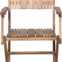 Siena Garden Klappsessel Falun, beige, aus Akazienholz. Gartenstuhl für Terrasse und Balkon.