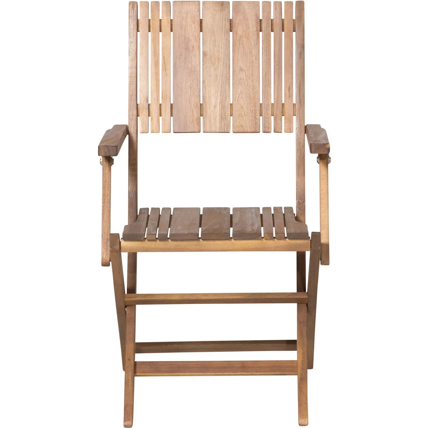 Siena Garden Klappsessel Falun, beige, aus Akazienholz. Gartenstuhl für Terrasse und Balkon.