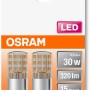 Osram G9 LED-Leuchtmittel 2er Set, 2,6W, warmweiß, 320lm.