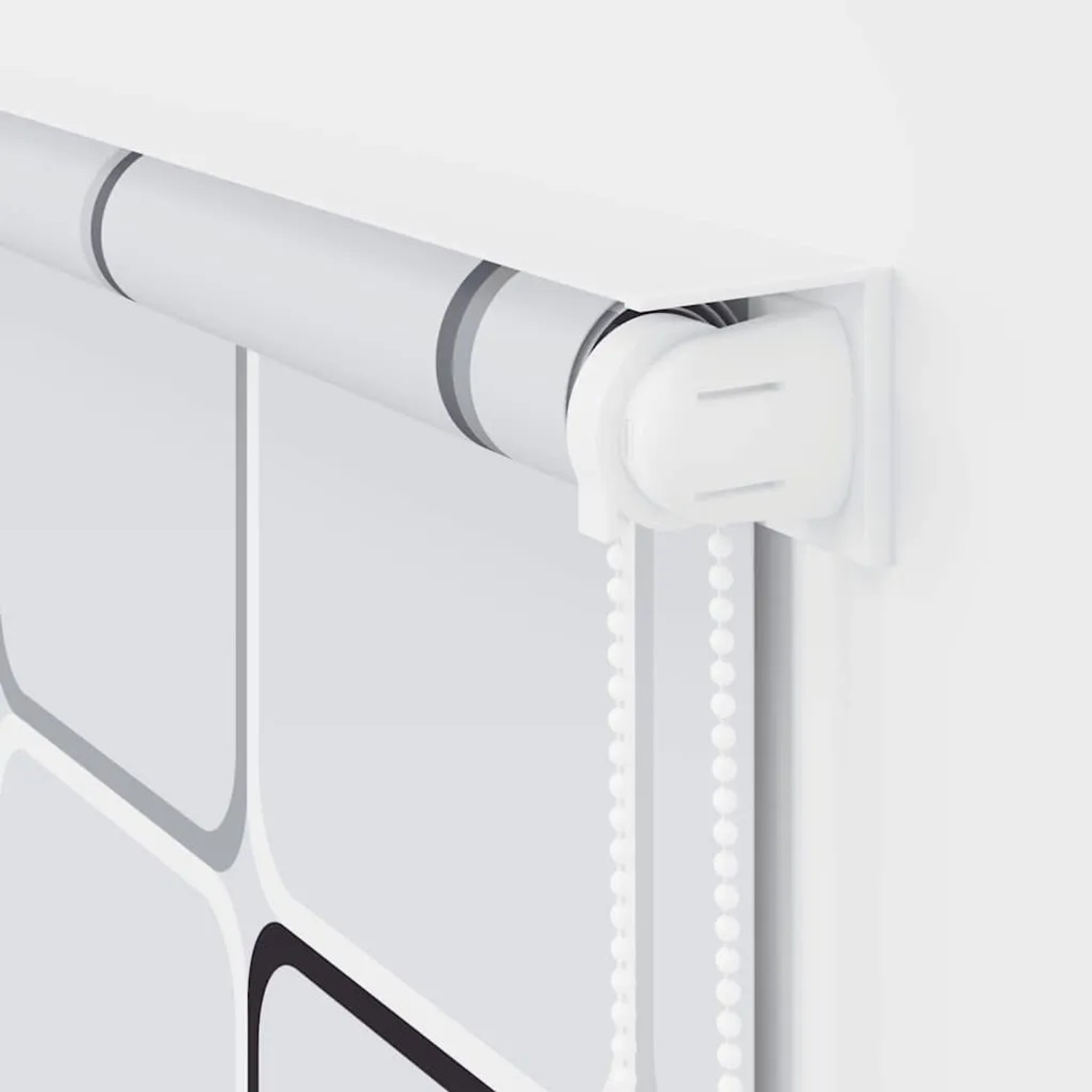 vidaXL Duschrollo 80x240 cm Quadratmuster 142847_7