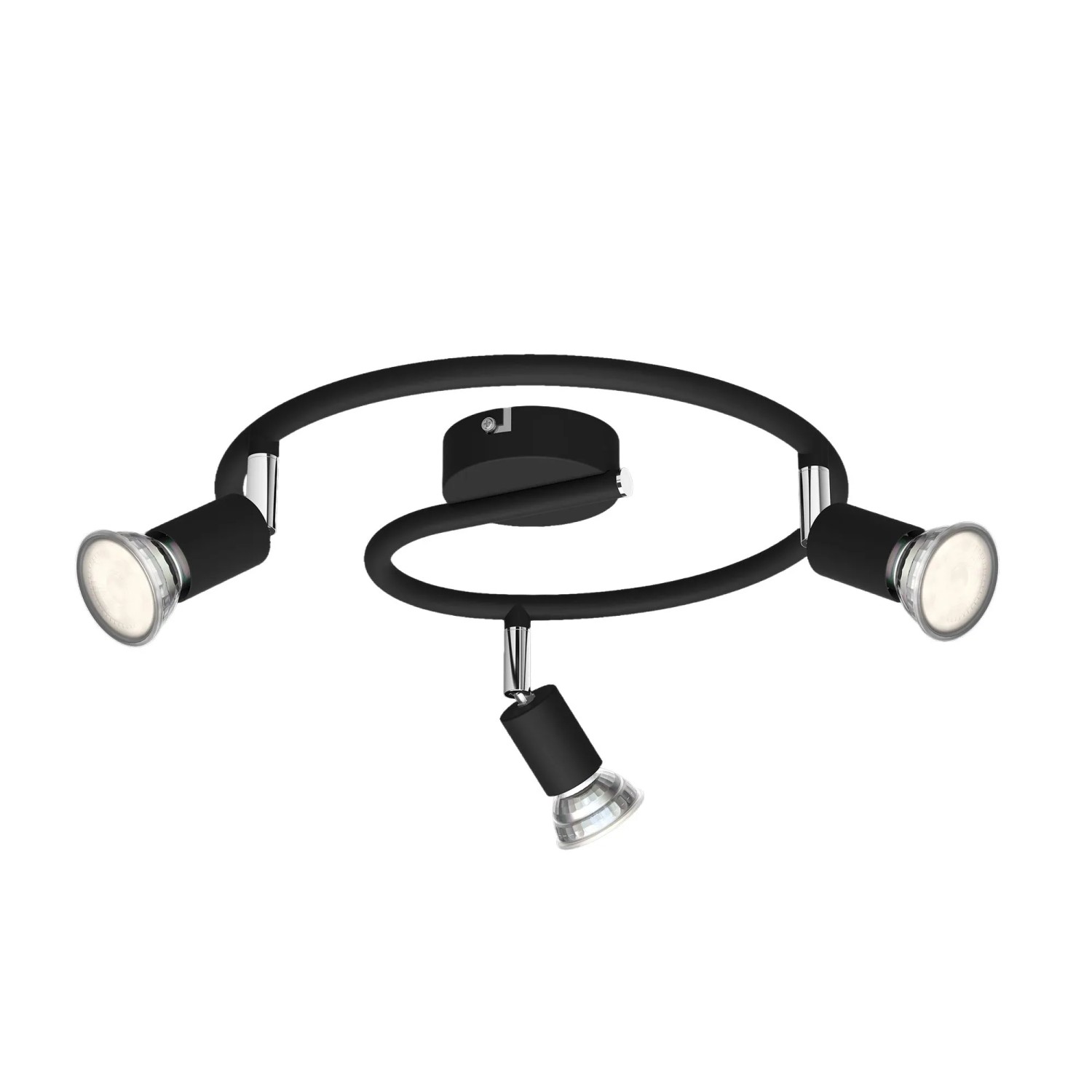 Philips Spot Limbali 3-Flammig 50 W GU10 Rund Schwarz