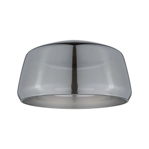 Paulmann Schirm Neila aus Rauchglas für URail 2Easy Pendel, Ø 23 cm. Moderner Glasschirm mit verspiegelter Oberfläche.