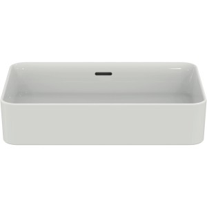 Ideal Standard Strada II Aufsatzwaschtisch, 60x40 cm, weiß, ohne Hahnloch, mit Überlauf.