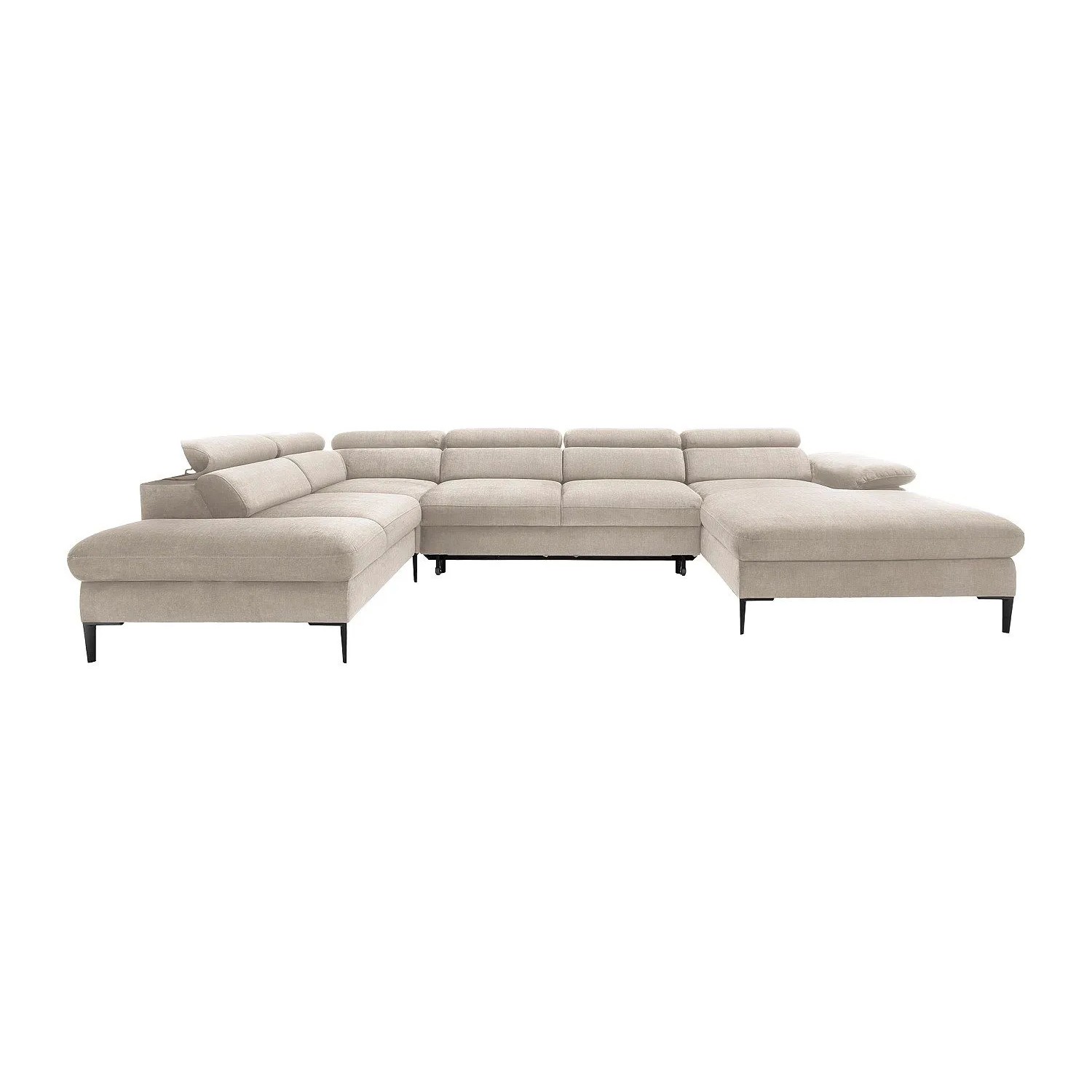 Vente-unique Schlafsofa Sepina Beige 353 cm