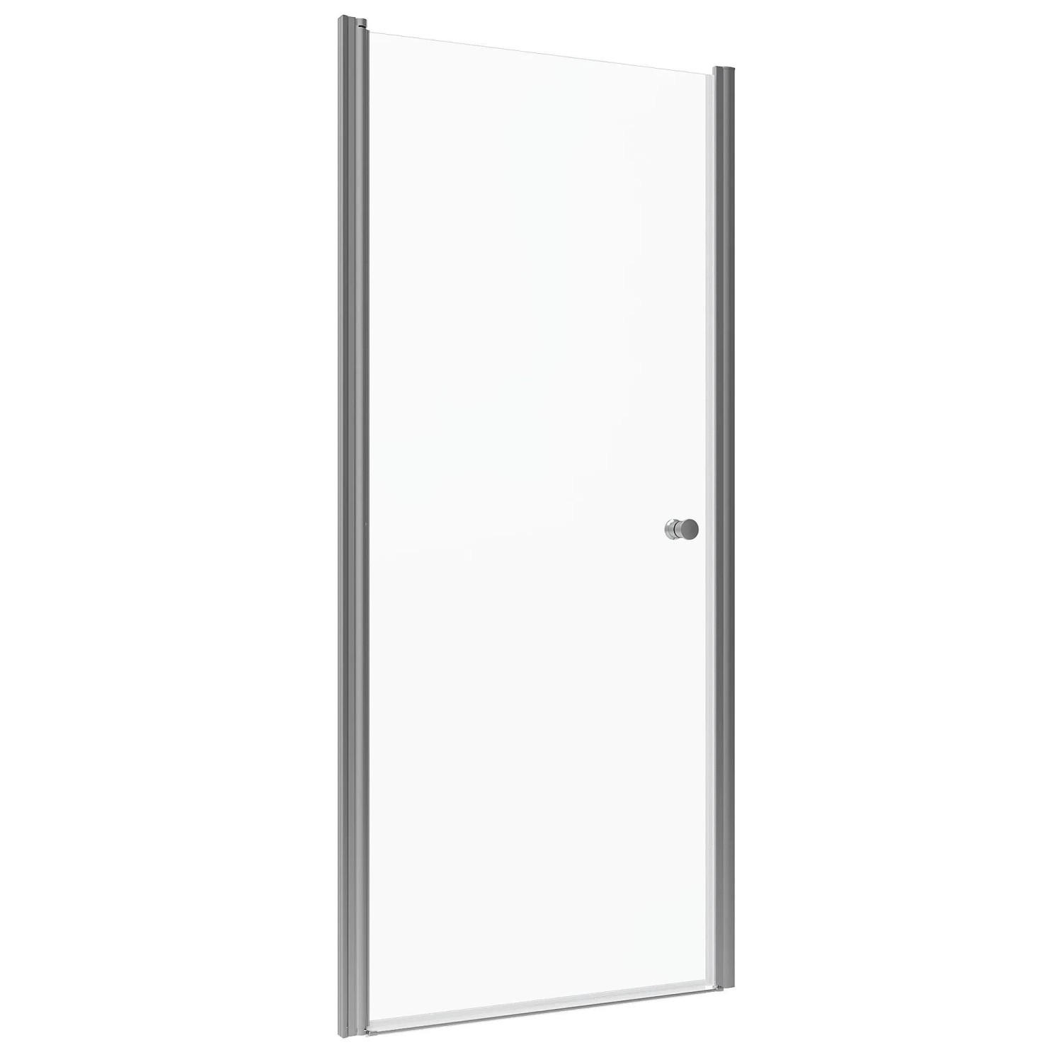Aquabatos Nischendusche ESG Sicherheitsglas Duschtür 85 x 197 cm Duschwand Duschabtrennung Nischentür Nano Beschichtung Dusche Drehtür Schwingtür