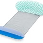 Bestway Pool-Hängematte Comfort Plush, blau-türkis mit Muster, 124x80x22cm. Wasserhängematte für entspannte Stunden im Pool.