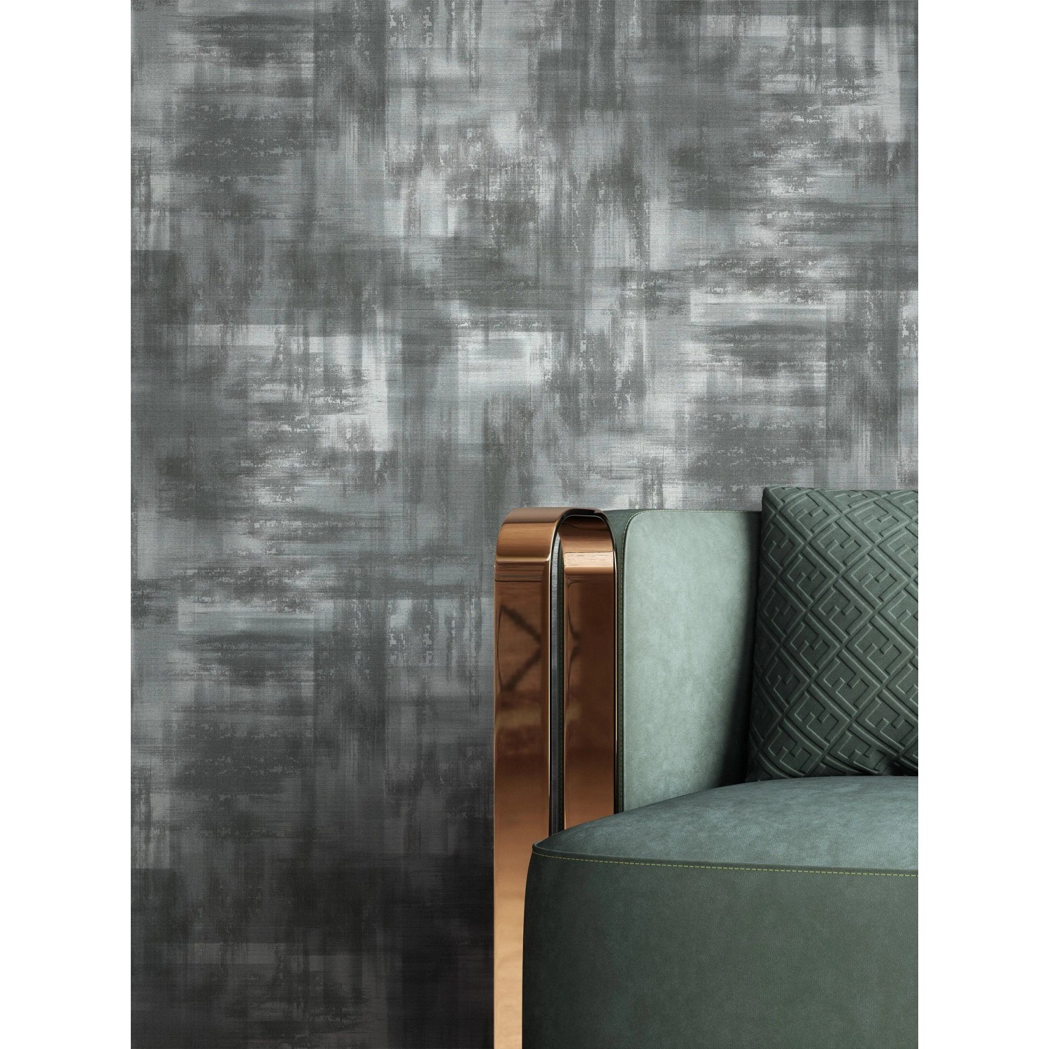 Newroom Vliestapete Mion Silber Beton Modern Strukturiert FSC®_4