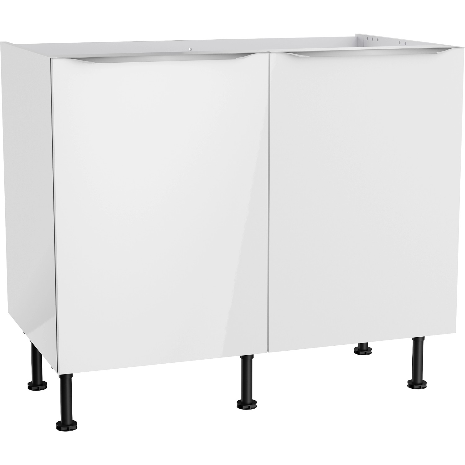 Optifit Spülenunterschrank Arvid986 100 cm x 87 cm x 58,4 cm Weiß günstig online kaufen