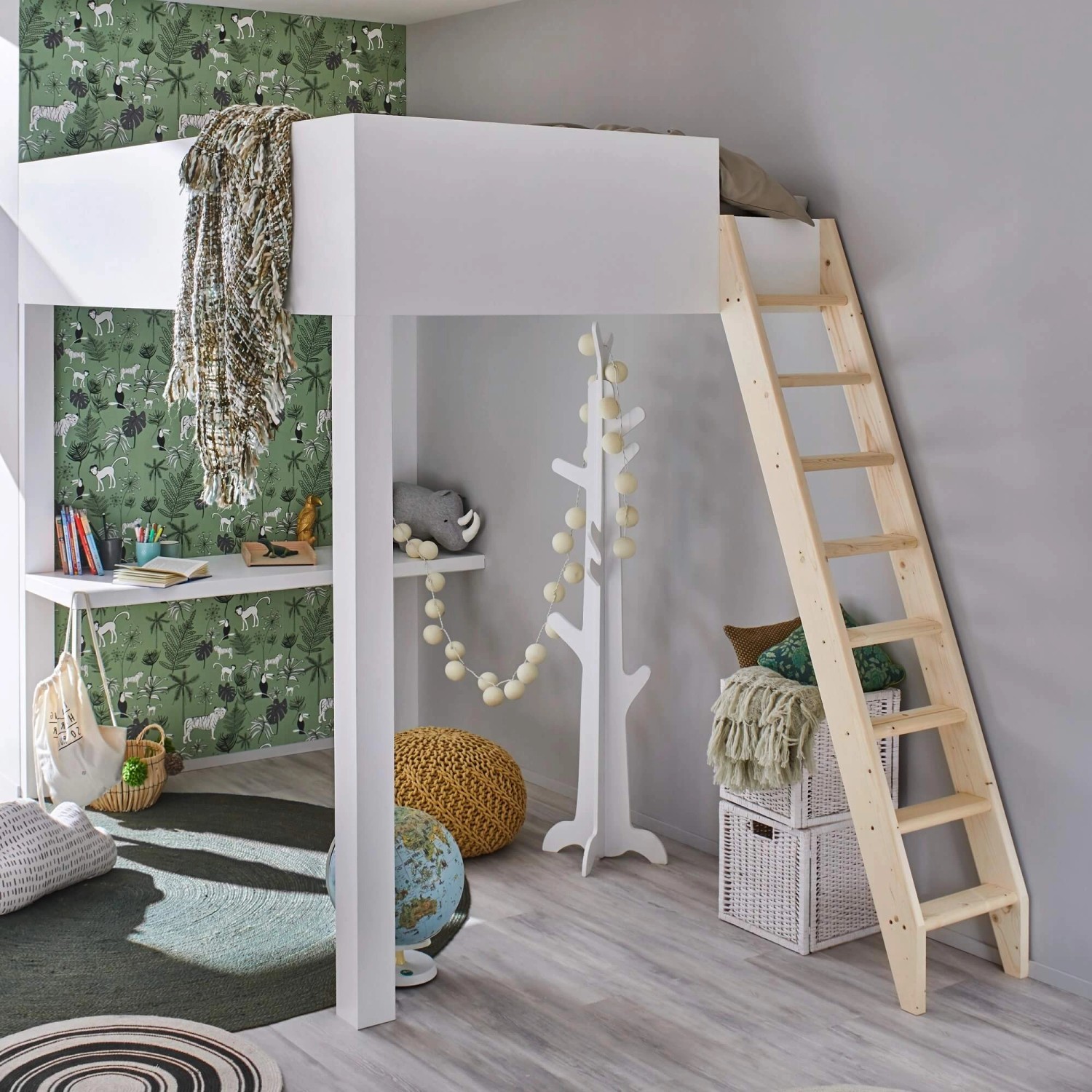 Treppen Intercon Raumspartreppe Hochbettleiter Safe Step 12 Stufen bis max. günstig online kaufen