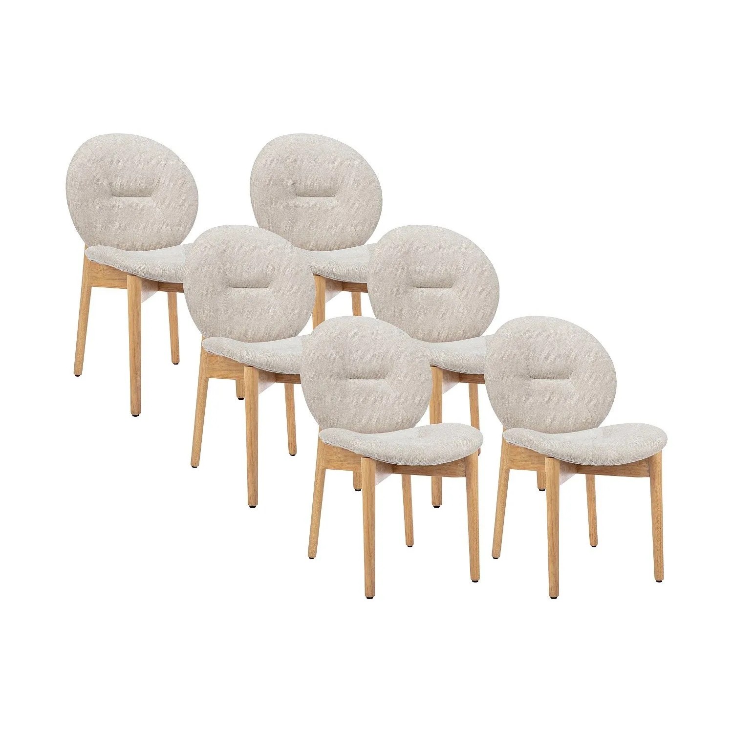 Vente-unique Stuhl Isadio Beige 50.5 cm
