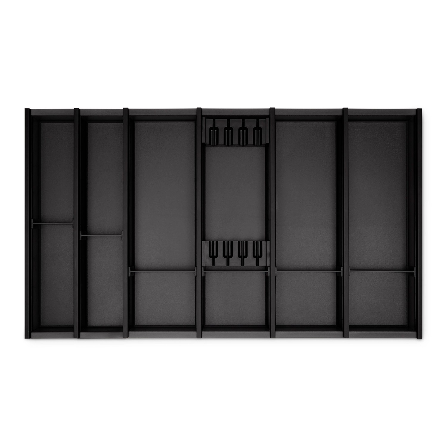 SOTECH Cuisio Besteckeinsatz Höhe 55mm Transluzent Anthrazit mit Messerbloc günstig online kaufen