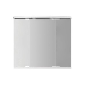 Jokey Spiegelschrank Doro, 67x60 cm, weiß mit LED-Beleuchtung für Bad & Gäste-WC.