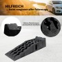 TRUTZHOLM Auffahrrampe, 2er Set, Kunststoff, mit Überfahrstopper, Traglast 5t. Zubehör für Autoanhänger.