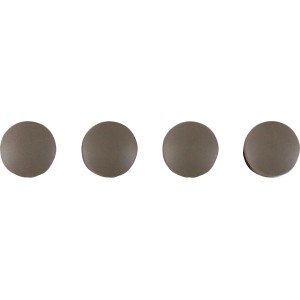 4 Fußkappen aus Kunststoff für Yorktown Lounge- und Gartentisch, Ersatzteile.