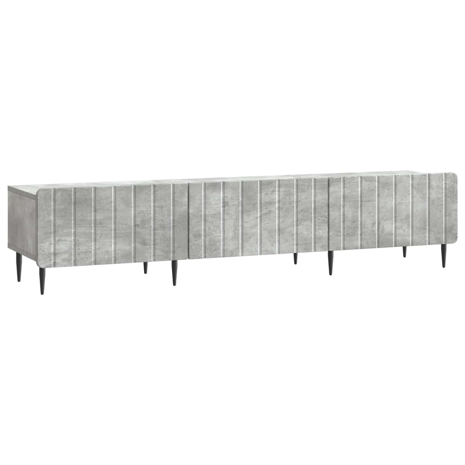 vidaXL TV-Schränk Betongrau 147 x 34,5 x 32 cm Holzwerkstoff 894478
