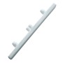 Gardinia Endstück, 2er-Pack, für 3-läufige Aluminium-Vorhangschiene, weiß.