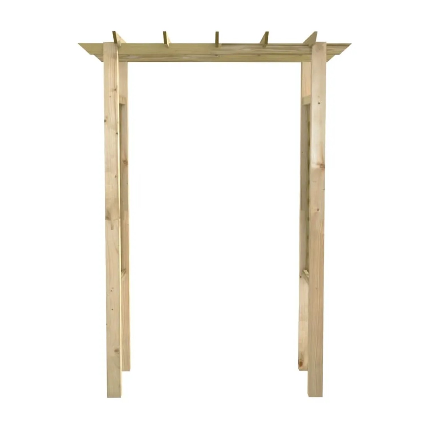 Elegantes Rosenbogen Holz Obi Ebenbild