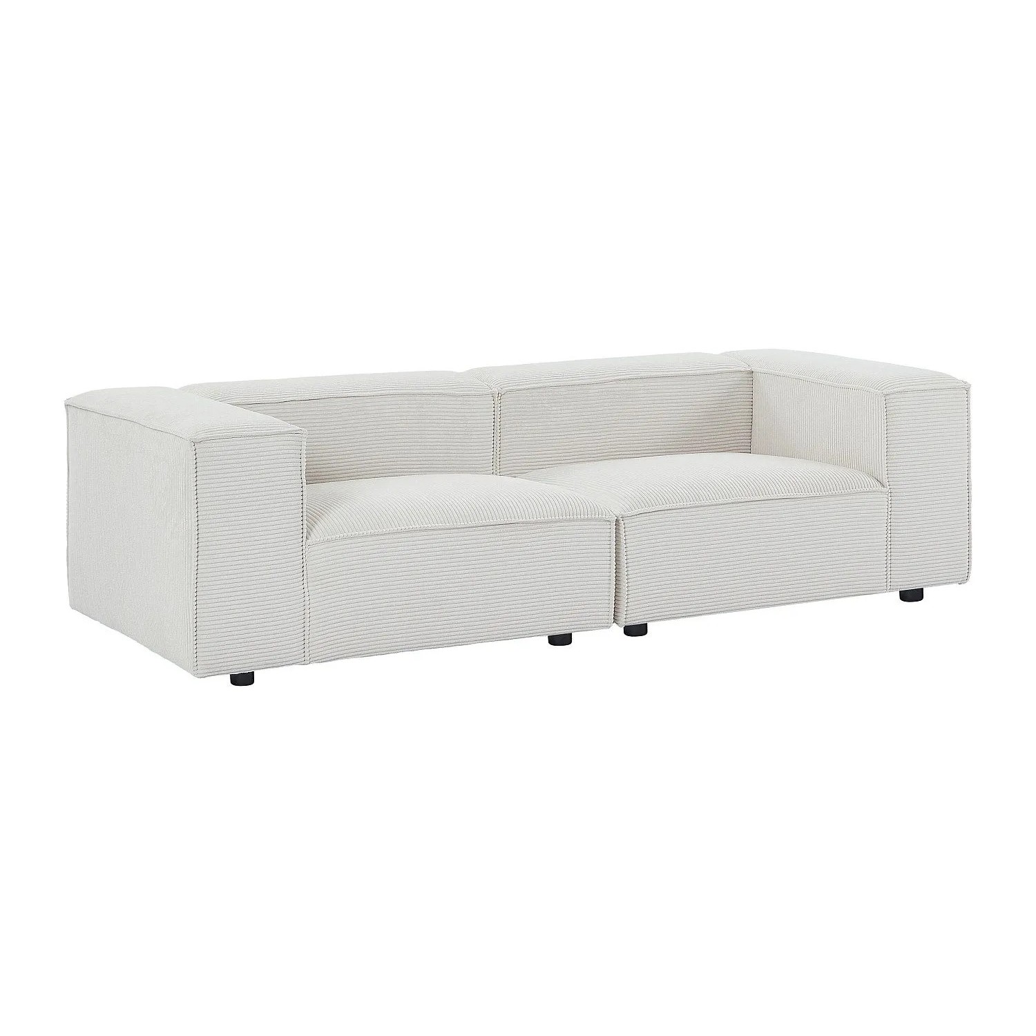 Vente-unique Modulierbares Sofa Ruzolo Beige 242 cm
