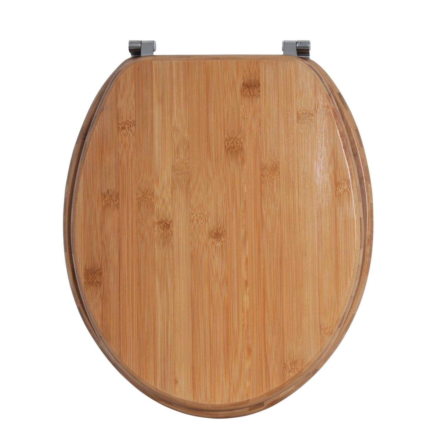 MSV WC-Sitz Bambus 37 cm x 45 cm x 5,3 cm Braun günstig online kaufen