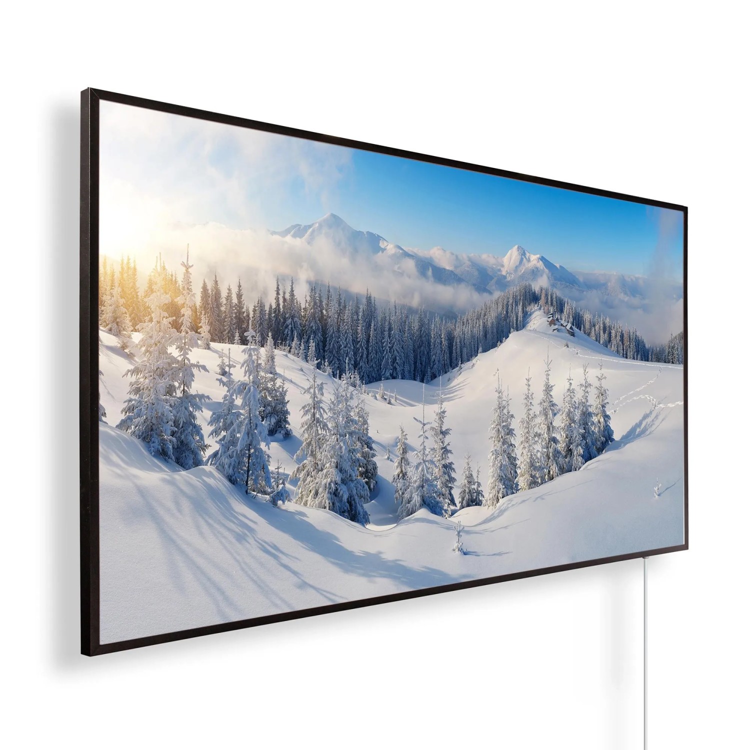 Könighaus Infrarotheizung Panorama Schneelandschaft 600 W