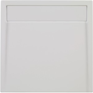 Rechteckige Ottofond Duschwanne Plateau, 90x75 cm, Weiß, aus Acryl.