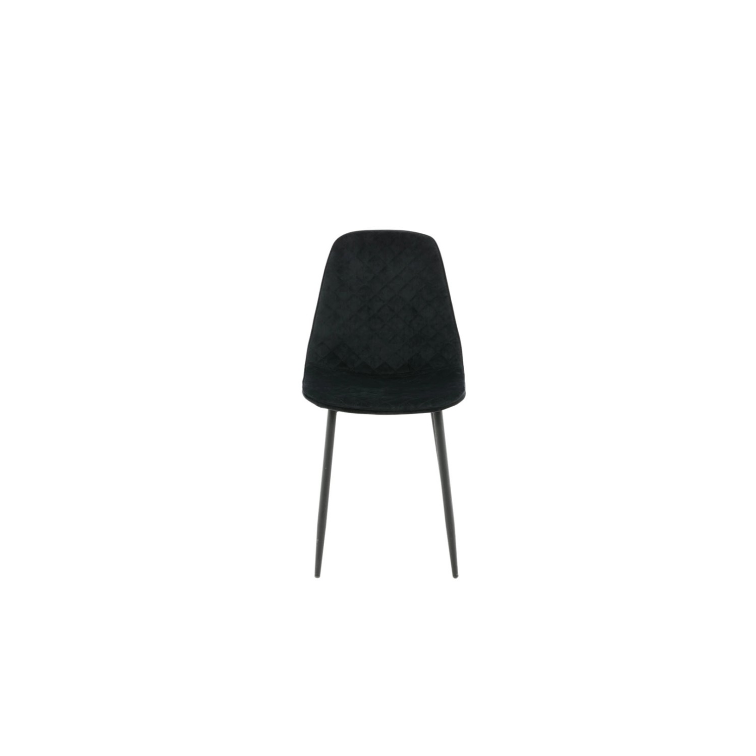 ebuy24 PolarDiamond Esszimmerstuhl Velour Schwarz günstig online kaufen