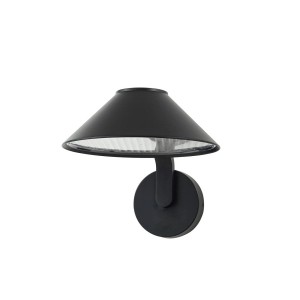 Lindby LED Wandleuchte Außen Capelo 10036712 Modern in Schwarz aus Aluminium 1-flammig