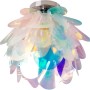 Irisierende Näve Deckenleuchte Fora, 40 cm, in Blütenform. Moderne Lampe für Wohnraum und Flur.