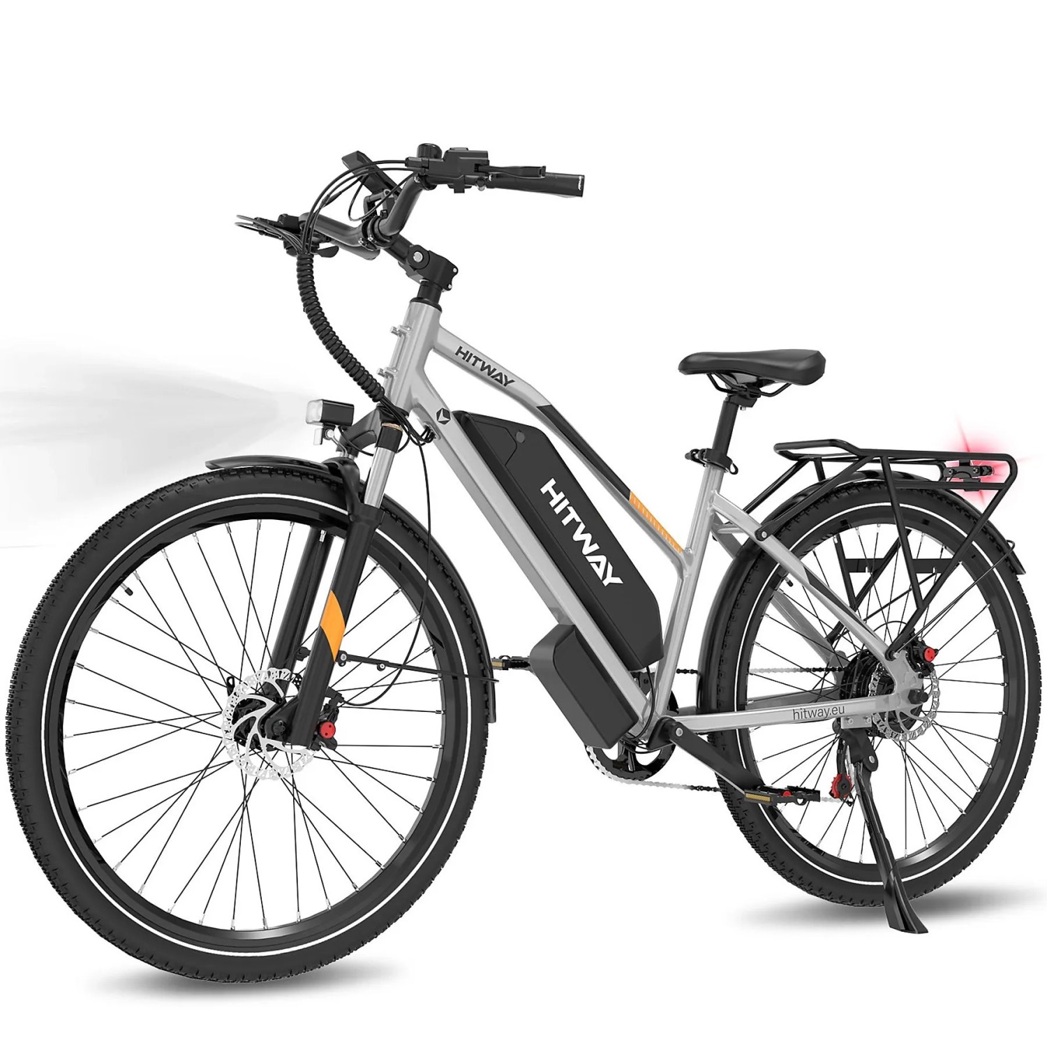 HITWAY E-Bike BK27 Pro 28 Zoll 16Ah Akku Reichweite 70-120KM 250W 7-Gang APP NFC