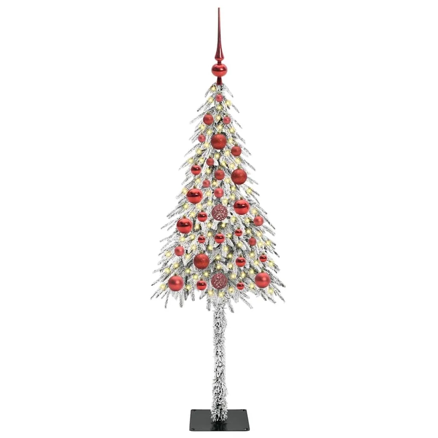vidaXL Weihnachtsbaum mit 150 LEDs Weiß 120 cm PE und Stahl 3396203