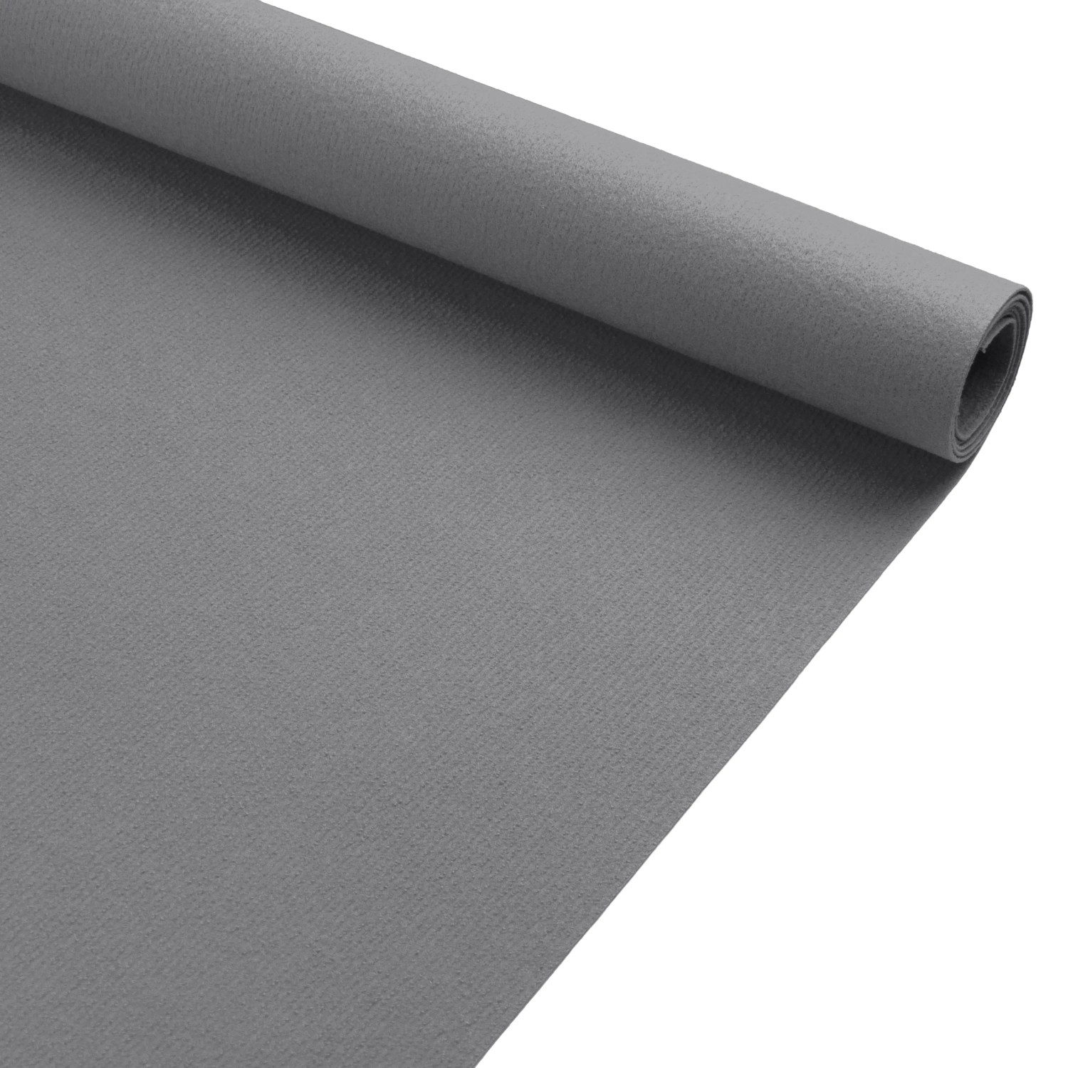 Primaflor Eventteppich Rips Dublin Silber 2,00m x 3,50m