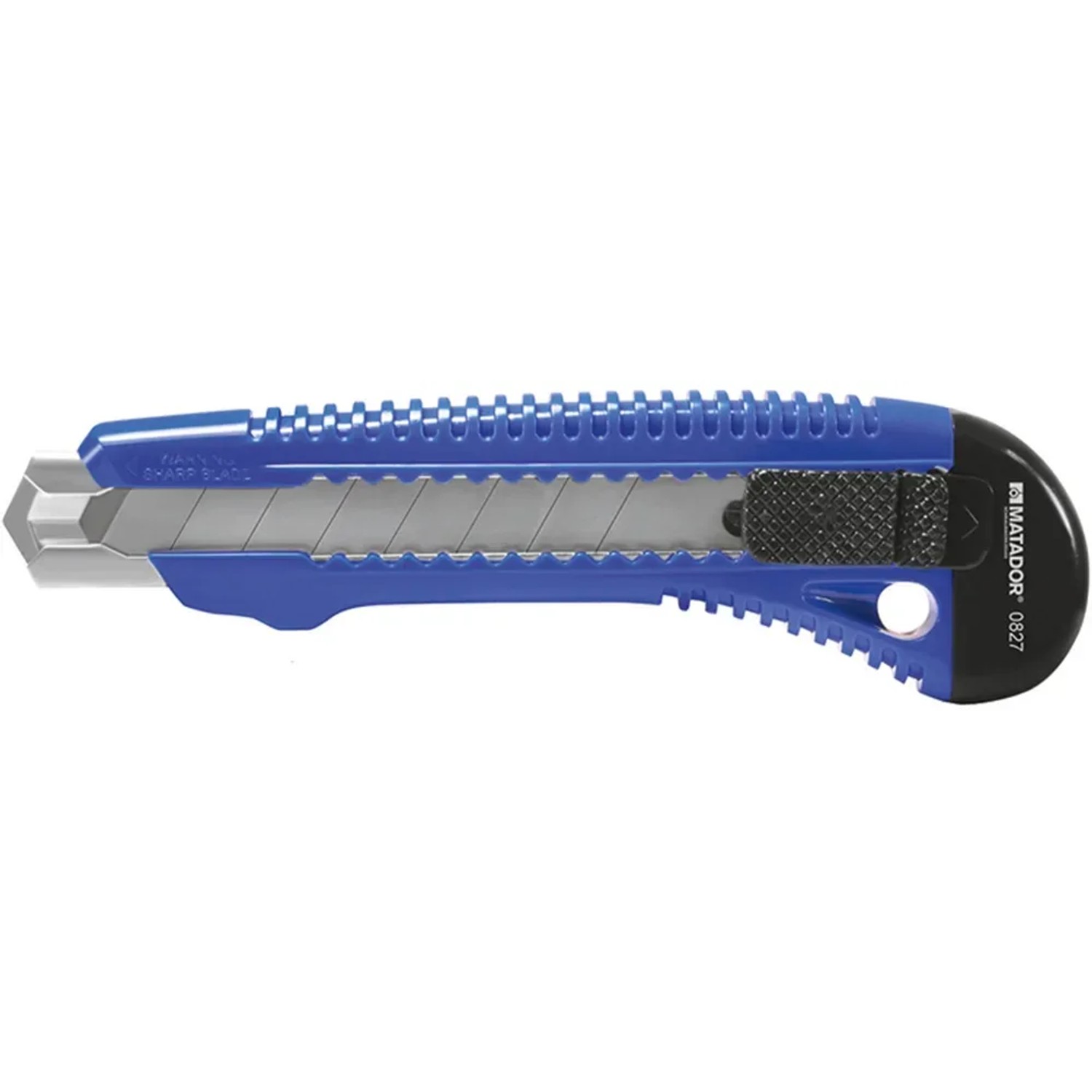 Matador Cuttermesser, blau-schwarz, Teil des Werkzeugmodul Mechaniker-Satzes.