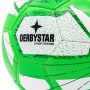 Derbystar Fußball Heimspiel Street Soccer, Größe 5, in Weiß-Grün. Ideal für Straßenfußball.