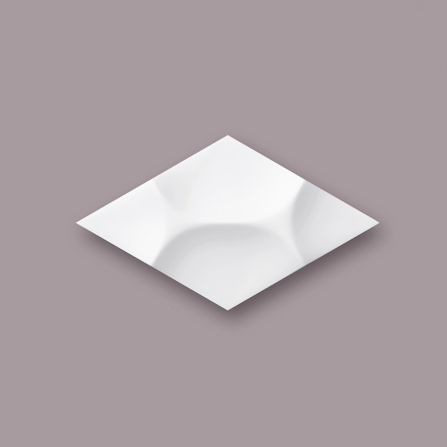 NOEL & MARQUET NMC RAY ARSTYL 3D Wandpaneel Wandpaneel Zierelement 55 cm x 32 cm x 3,3 cm Weiß