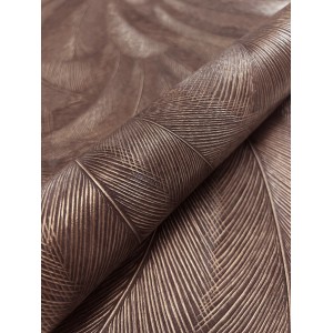 Newroom Vliestapete Savina Bronze Palmen Natur Strukturiert FSC®
