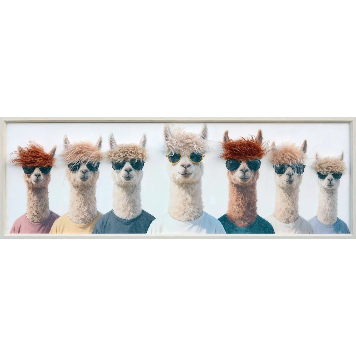 Art Universe Leinwandbild Kunstfell The Lama Pacos 40 x 120 cm