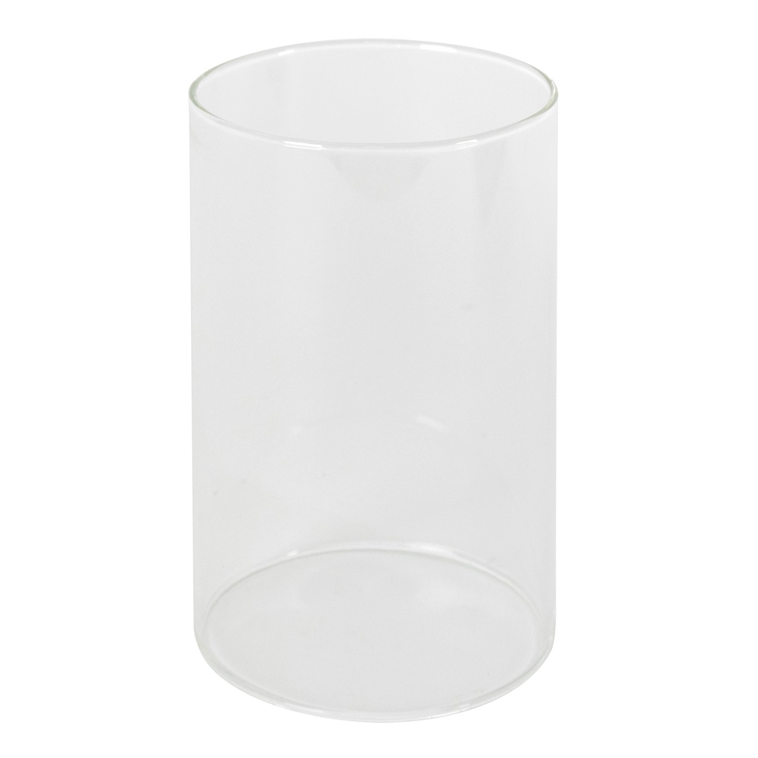 Glaszylinder für ECD Germany Holzlaterne 22cm, passend für Kerzen und Teelichter.