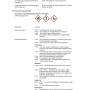 Sicherheitsdatenblatt: Gefahrenhinweise und Sicherheitshinweise zu Inhaltsstoffen.