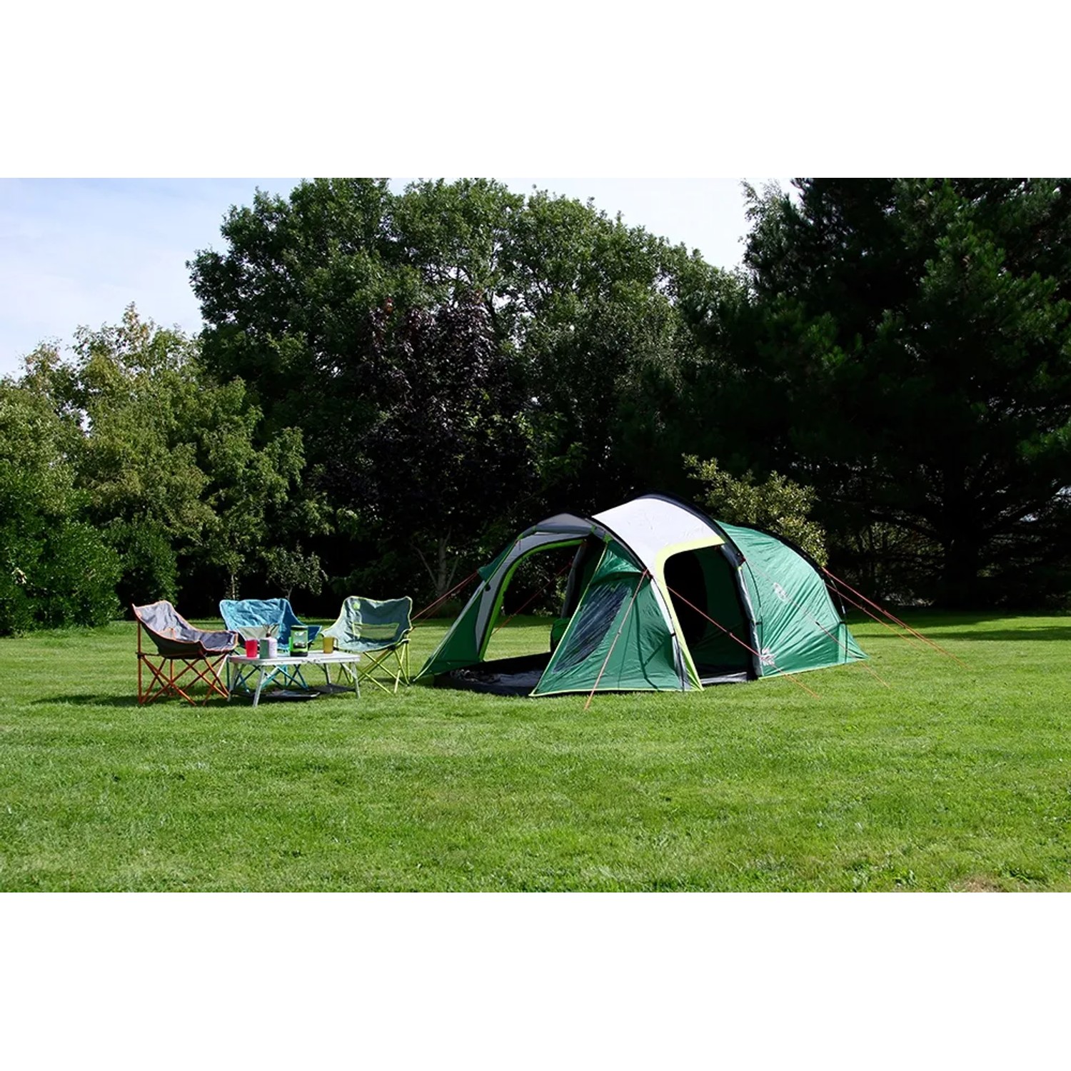 Coleman Tunnelzelt Chimney Rock 3 Plus 3P 440 x 200 x 155 cm wasserdicht  kaufen bei OBI