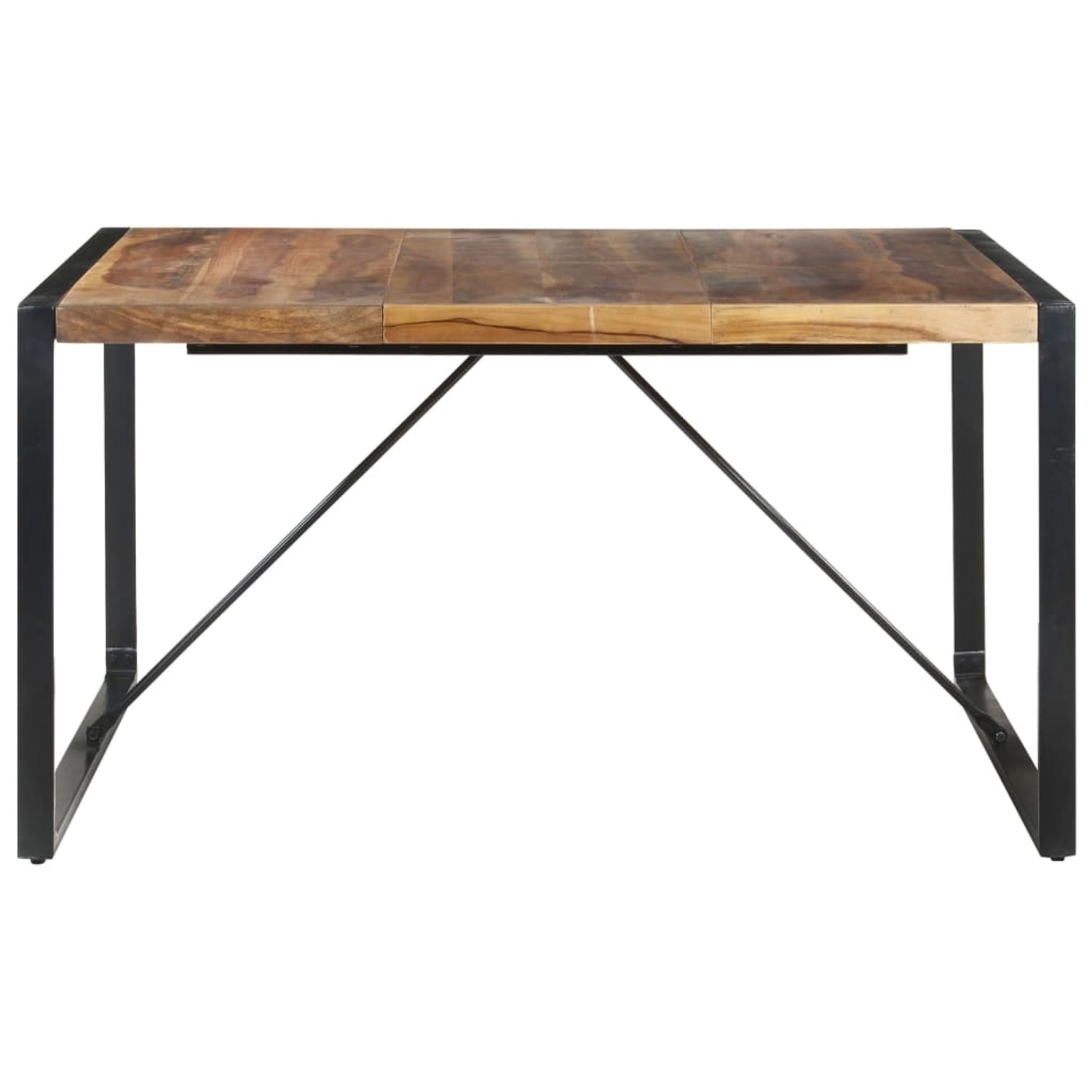 Esstisch 140x140x75 Cm Massivholz Mit Palisander-finish günstig online kaufen